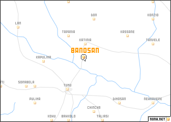 map of Banosan