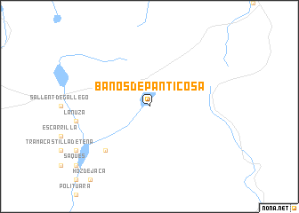 map of Baños de Panticosa