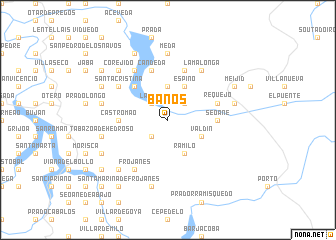 map of Baños