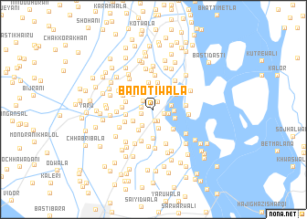 map of Banotīwāla