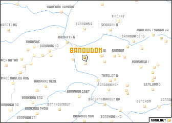 map of Ban Oudôm