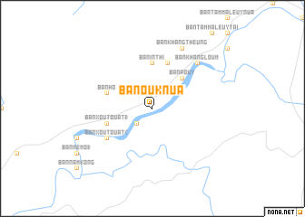 map of Ban Ouk Nua