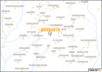 map of Banouoye