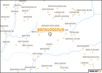 map of Ban Oupao-Nua