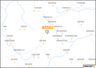 map of Banou