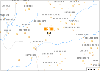 map of Ban Ou