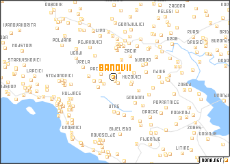 map of Banovi°i