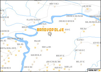 map of Banovo Polje