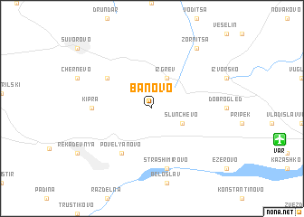 map of Banovo