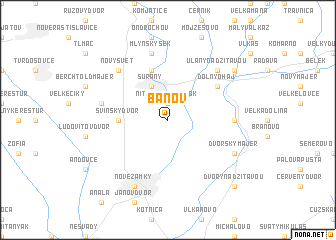 map of Bánov