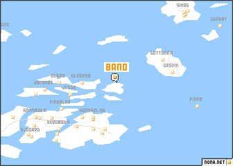 map of Bänö