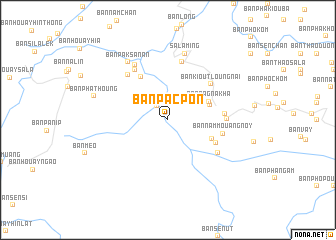 map of Ban Pac Pon