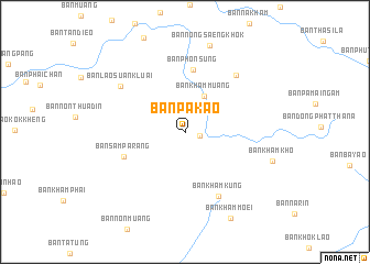 map of Ban Pa Kao