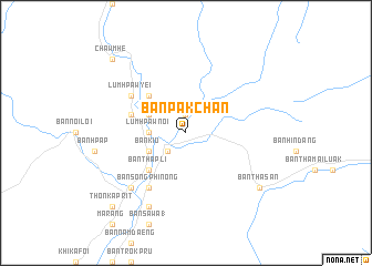 map of Ban Pak Chan