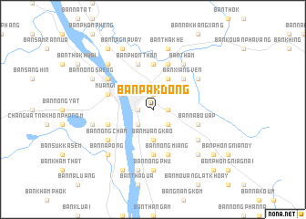 map of Ban Pakdông