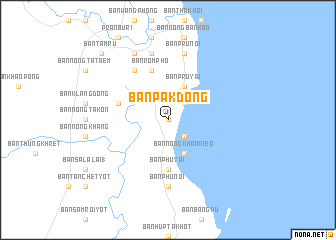 map of Ban Pak Dong