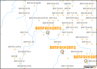 map of Bản Pakhoang