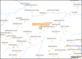 map of Ban Pakhôm