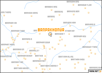 map of Ban Pakho-Nua