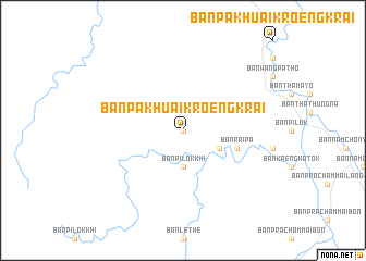 map of Ban Pak Huai Kroeng Krai