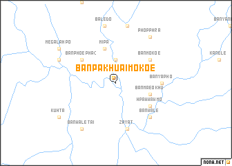 map of Ban Pak Huai Mo Koe