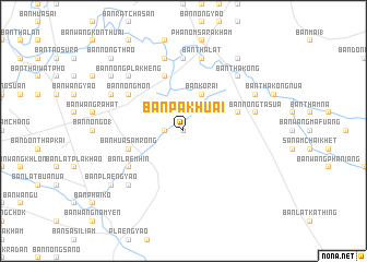 map of Ban Pak Huai