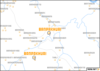 map of Ban Pak Huai