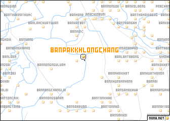 map of Ban Pak Khlong Chang