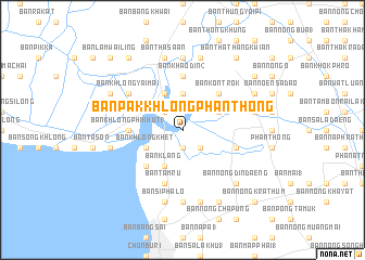 map of Ban Pak Khlong Phan Thong