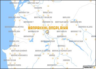 map of Ban Pak Khlong Plai Wa