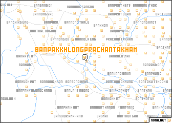 map of Ban Pak Khlong Prachantakham