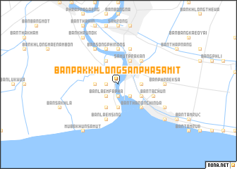 map of Ban Pak Khlong Sanphasamit