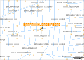 map of Ban Pak Khlong Sip Song