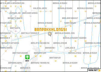 map of Ban Pak Khlong Si