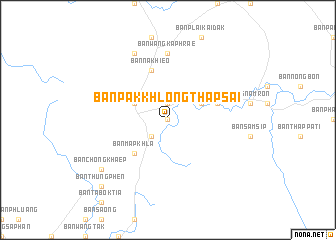 map of Ban Pak Khlong Thap Sai