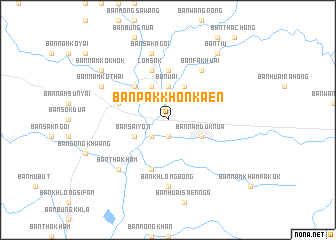map of Ban Pak Khon Kaen