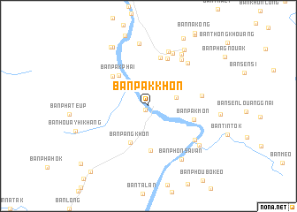 map of Ban Pakkhon