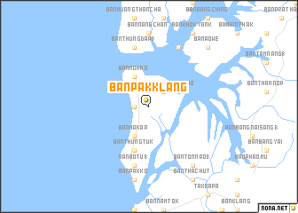 map of Ban Pak Klang