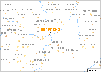 map of Ban Pakko