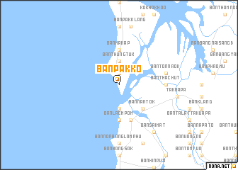 map of Ban Pak Ko