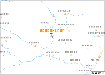 map of Ban Pakloun