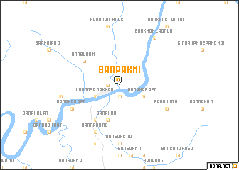 map of Ban Pak Mi