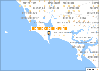 map of Ban Pak Nam Khem Nu