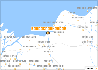 map of Ban Pak Nam Kradae