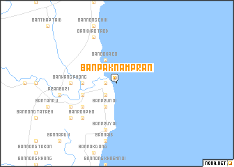 map of Ban Pak Nam Pran