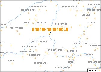 map of Ban Paknamsangla