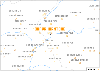 map of Ban Paknamtong