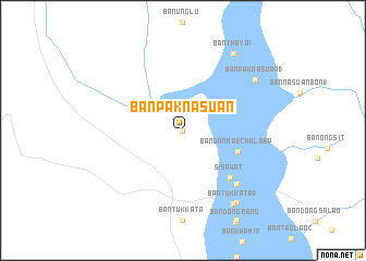 map of Ban Pak Na Suan