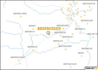 map of Ban Pakngèn