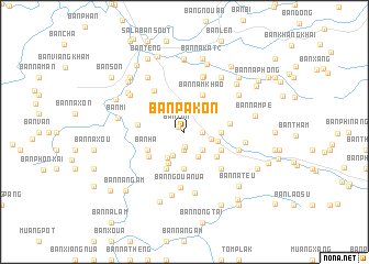 map of Ban Pakon